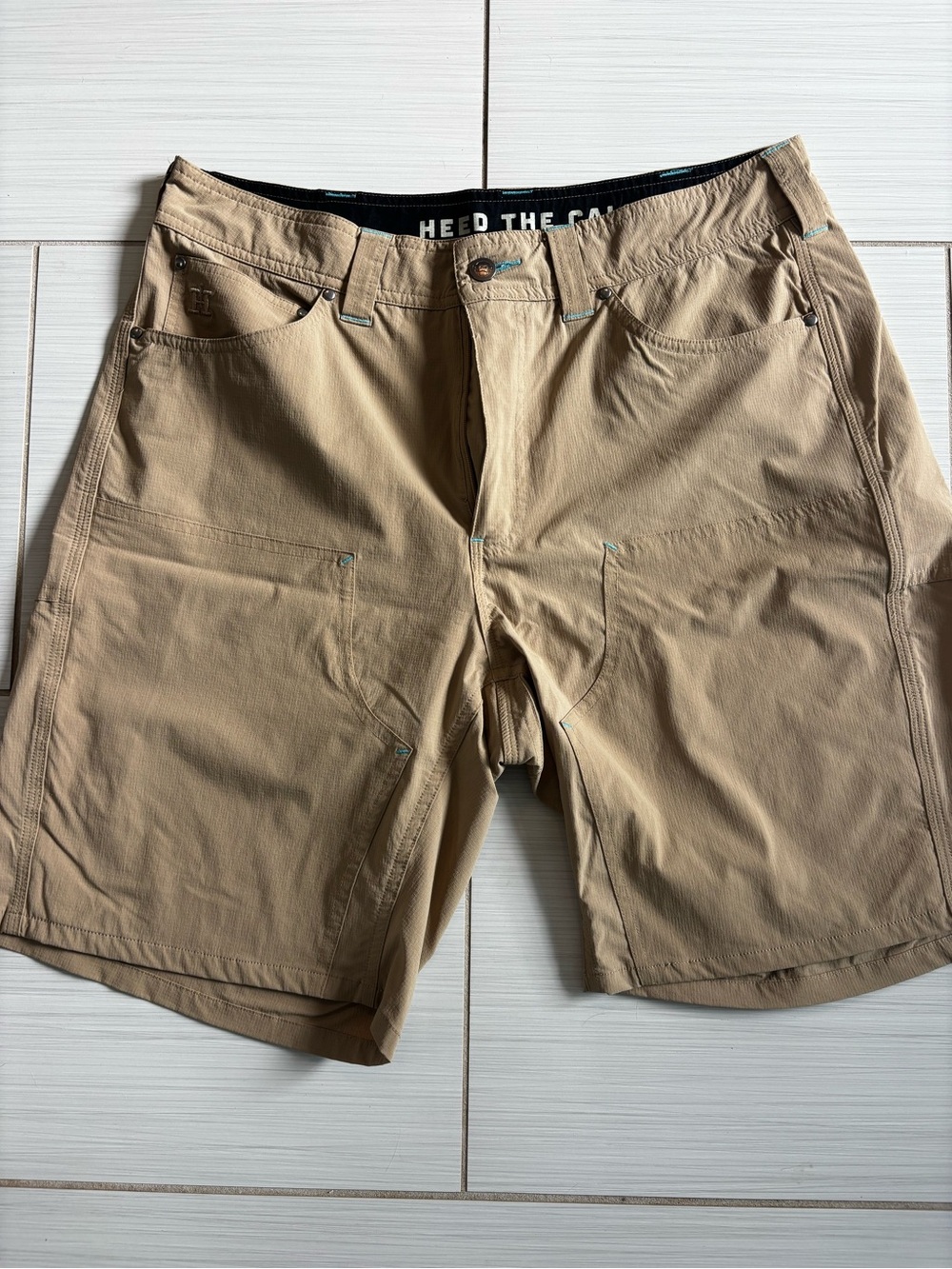Howler Brothers Khaki/Tan Cargo Shorts